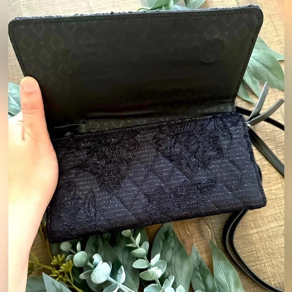 Vera Bradley Purse - Black Adjustable Versatile Bag New With Tags - Picture 5 of 12